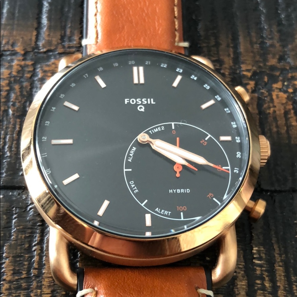 Rose Gold, Hybrid , smart watch. Fossil